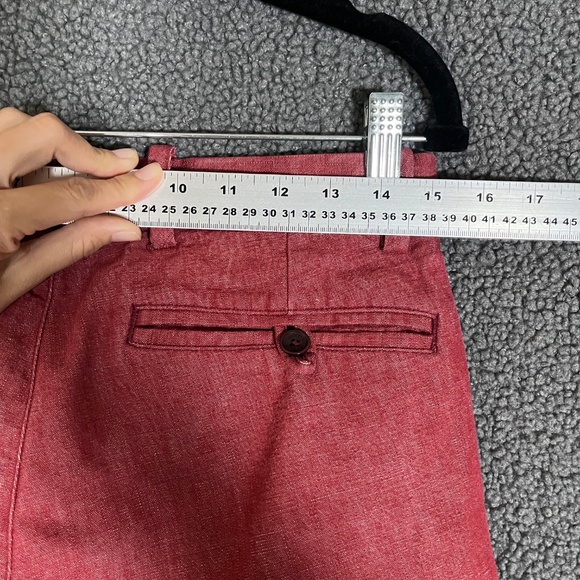 Gustin Chambray Slim Fit Chino Pants - Men's Size 29*29 - Red - Picture 4 of 11